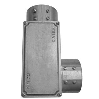 CONDUL LR ALUMINIO 3 POLEGADAS SEM ROSCA E COM TAMPA - DAISA