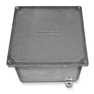 CAIXA PASSAGEM 10X10X6 AL COM TAMPA REVERSIVEL - DAISA