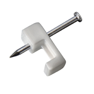 FIXA FIO 18/20 BRANCO + PREGO 1,8X25 COM 20 PECAS - SFORPLAST