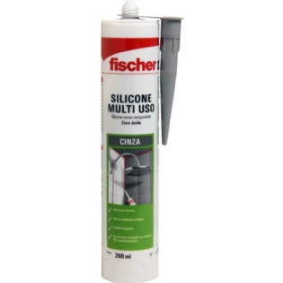 SILICONE ACETICO 260G CINZA - FISCHER