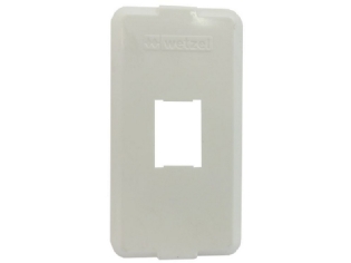 TAMPA  PARA 1 TOMADA RJ 3/4 TPG-28 BRANCO - WETZEL