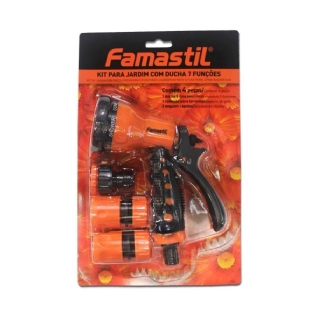 KIT PARA JARDIM DUCHA ENGATE RAPIDO COM 7 FUNCOES - FOXLUX