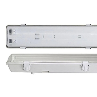 LUMINARIA HERMETICA SOBREPOR 2X18/32/40W PARA TEMPO IP65 - JNG