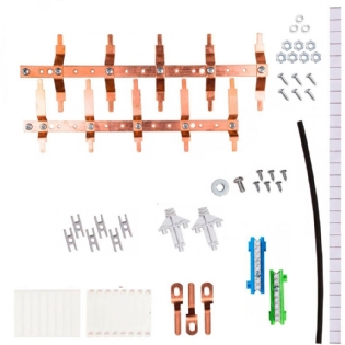 Barramento para 34 Disjuntores DIN Bifasico 100A Branco - Pial Legrand