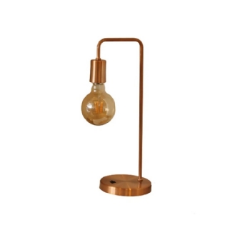 LUMINARIA DE MESA ORBITAL PARA 1 LAMPADA E27 COBRE - KIN LIGHT