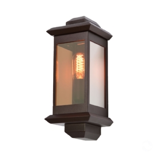 ARANDELA TOSCANA DOU PARA 1 LAMPADA E27 MARROM - METAL DOMADO