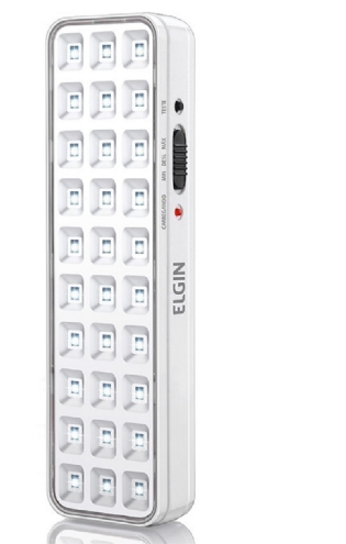 LUM DE EMERGENCIA 30 LEDS BIV 6500K 55-100LM - ELGIN