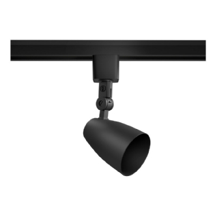 SPOT PARA TRILHO GRIFFE PARA 1 LAMPADA DICROICA GU10 PRETO MR16 - VOLT SHOW