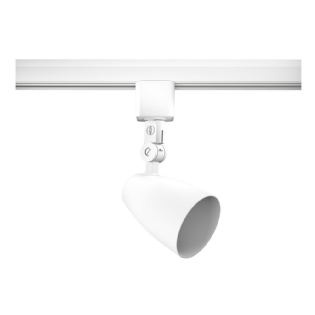 SPOT PARA TRILHO GRIFFE PARA 1 LAMPADA DICROICA GU10 BRANCO MR16 - VOLT SHOW