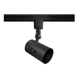 SPOT PARA TRILHO PREMIER PARA 1 LAMPADA DICROICA GU10 PRETO MR16 - VOLT SHOW