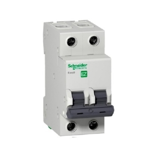 DISJUNTOR DIN BIPOLAR 2A CURVA C - SCHNEIDER