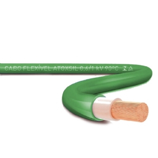 CABO FLEXIVEL ATOXSIL 4MM VERDE 1KV VENDIDO POR METRO - SIL