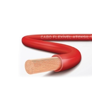 CABO FLEXIVEL ATOXSIL 4MM VERMELHO 1KV VENDIDO POR METRO - SIL