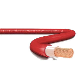 CABO FLEXIVEL HEPR 6MM VERMELHO 1KV VENDIDO POR METRO - SIL