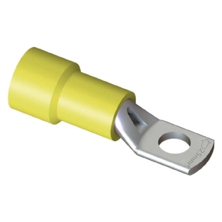 TERMINAL PRE-ISOL OLHAL 25MM AMARELO M6 - INTELLI