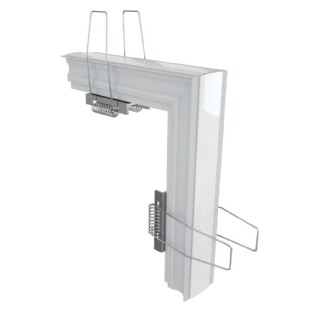 CONECTOR PERFIL EMBUTIR PARA FITA LED ATE 12MM JOELHO/POS - LUMINATTI