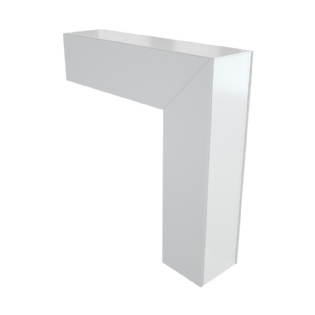 CONECTOR PERFIL SOBREPOR PARA FITA LED ATE 30MM JOELHO/POS - LUMINATTI