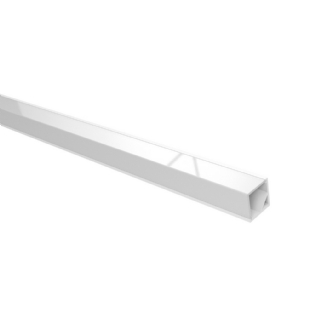 PERFIL LED SOBREPOR 10MM BRANCO CANTONEIRA 16X16MM 1 METRO - LUMINATTI