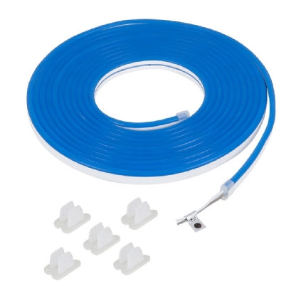 FITA LED NEON SLIM 7W/M 12V 400LM IP65 COM 5 METROS AZUL - GAYA