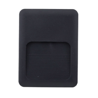 BALIZADOR LED 2W BIVOLT 3000K 70LM PRETO QUADRADO IP65 - GAYA