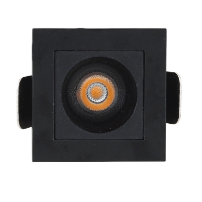 SPOT MINI FOCCO 3W BIVOLT 4000K 240LM 24G PRETO 3,5X3,5MM - GAYA