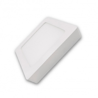 PAINEL LED SOBREPOR QUADRADO 18W BIVOLT LUZ NEUTRA 4000K 22,3CM - OUROLUX