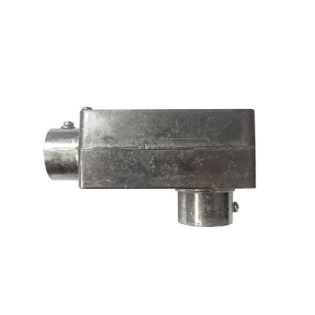CONDULETE LB ALUMINIO 2.1/2 POLEGADAS SEM ROSCA COM TAMPA CEGA - DAISA