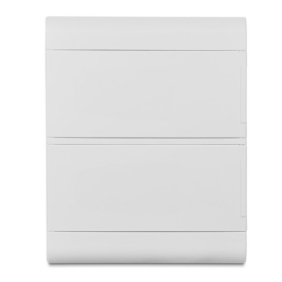 CENTRO DE EMBUTIR PARA 24 DISJUNTORES DIN BRANCO WALL PORTA OPACA - STECK