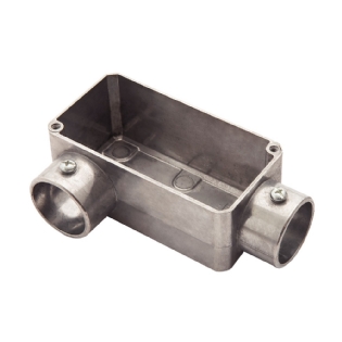 CONDULETE LR ALUMINIO 1 POLEGADA SEM ROSCA E TAMPA - TRAMONTINA