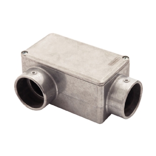 CONDULETE LR ALUMINIO 1.1/2 POLEGADA SEM ROSCA COM TAMPA CEGA - TRAMONTINA
