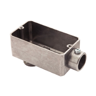 CONDULETE LB ALUMINIO 1/2 POLEGADA SEM ROSCA E TAMPA - TRAMONTINA