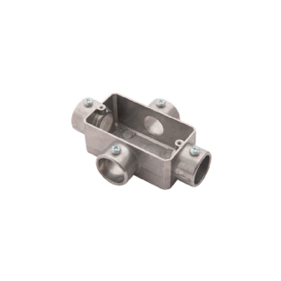 CONDULETE X ALUMINIO 3/4 POLEGADA SEM ROSCA E TAMPA - TRAMONTINA