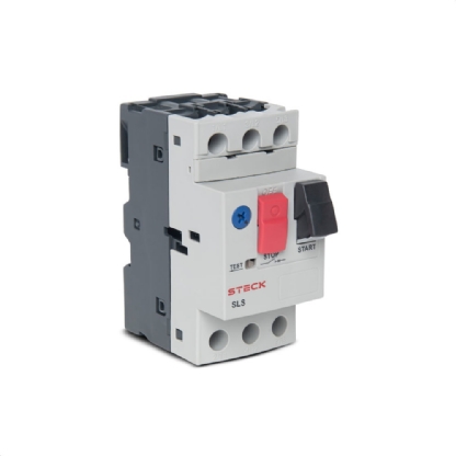 DISJUNTOR MOTOR TERMOMAGNETICO TRIPOLAR 25A 4-6,3A - STECK