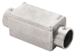 CONDULETE C ALUMINIO 1.1/4 POLEGADA SEM ROSCA COM TAMPA CEGA - TRAMONTINA