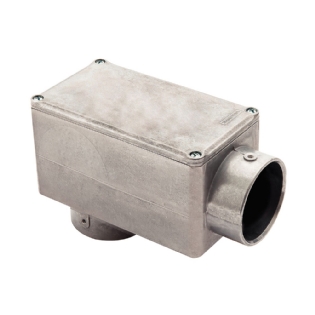 CONDULETE LB ALUMINIO 2.1/2 POLEGADAS SEM ROSCA COM TAMPA CEGA - TRAMONTINA