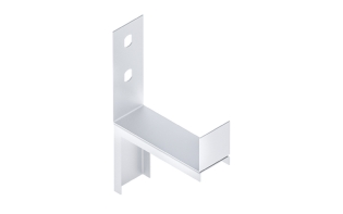 Suporte U Reforçado 200x100mm - Calhas Kennedy