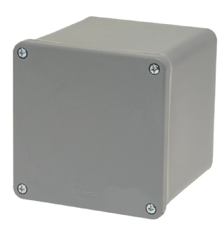 CAIXA PASSAGEM 80X80X60 SEM EMBUTES IP65 - STECK