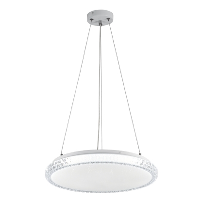 PENDENTE LED FIANN 24W 3 CORES LUZ AMARELA, NEUTRA E BRANCA 39CM REDONDO - HEVVY