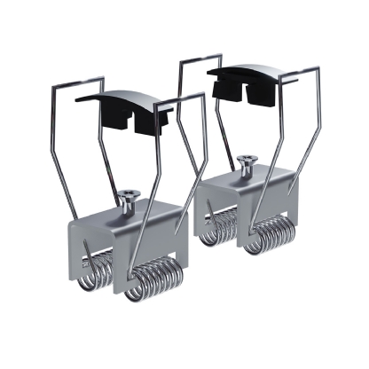 KIT FIXACAO PARA PERFIL EMBUTIR 12MM NANO PRETO - LUMINATTI