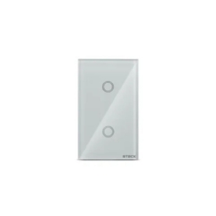 INTERRUPTOR SMARTECK 4X2 2 MODULOS TOUCH BRANCO - SMART STECK