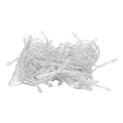 PISCA PISCA COM 100 LEDS FIXA 127V LUZ AMARELA 3000K FIO TRANSPARENTE M/F 10 METROS - REMANCI