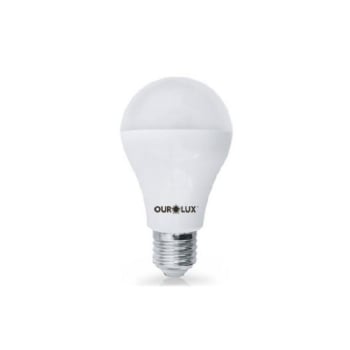 100x Lâmpadas LED Bulbo 6W Bivolt E27 3000K Luz Amarela - Ourolux