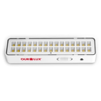 10x LUMINARIA LED EMERGENCIA 30 LEDS 2W 16CM - OUROLUX