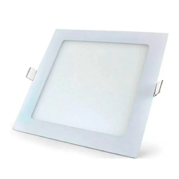 20x Painel Led Embutir Quadrado 24W Bivolt Luz Branca 1440LM 30cm - Ourolux