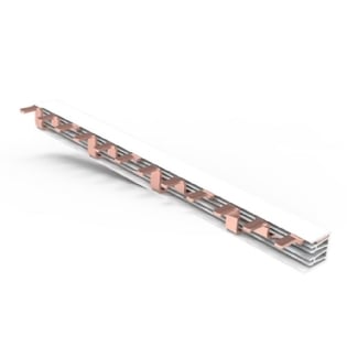 BARRAMENTO PENTE TRIFASICO PARA 12 DISJUNTORES 80A 21CM - SOPRANO