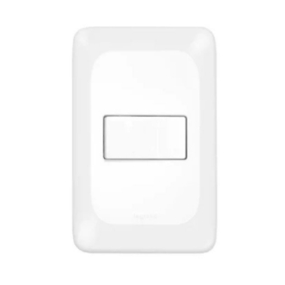 CONJUNTO 4X2 INTERRUPTOR SIMPLES 10A BRANCO POP - PIAL LEGRAND