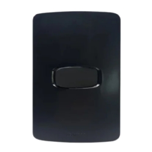 CONJUNTO 4X2 INTERRUPTOR SIMPLES 10A 250V PRETO GRACIA MAXX - ALUMBRA
