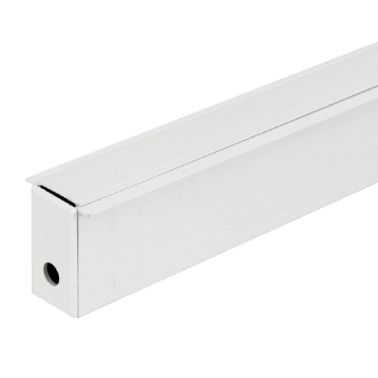 TRILHO MAG EMBUTIR BRANCO 2 METROS COM ABA - GAYA