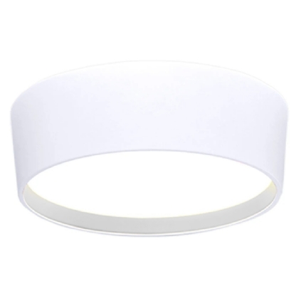 PLAFON ALLIANCE PARA 4 LAMPADAS 37CM BRANCO ALUMINIO - FORMA DA LUZ