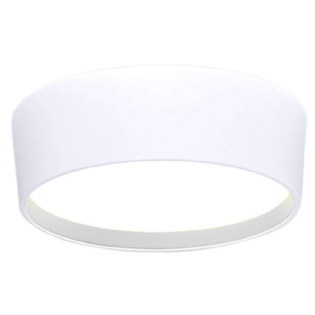 PLAFON ALLIANCE PARA 4 LAMPADAS 37CM BRANCO ALUMINIO - FORMA DA LUZ